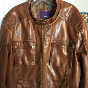 EMPRA Brown Leather Jacket Bike/Cruiser Style